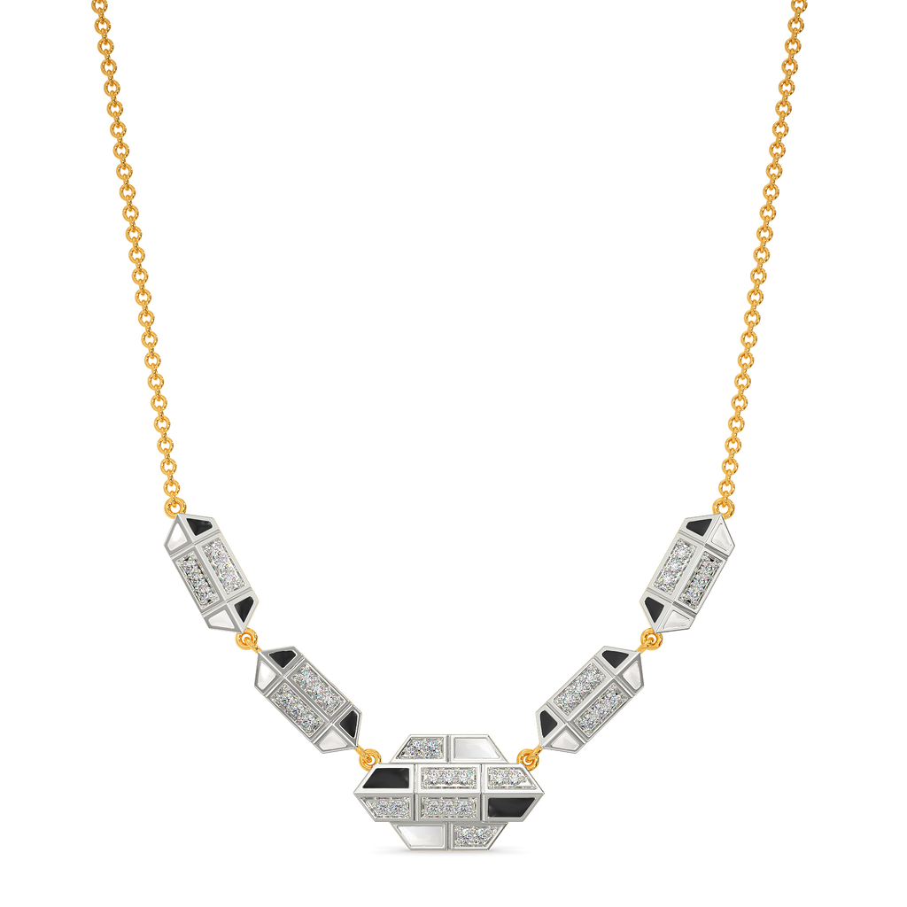 B n W Mood Diamond Necklaces