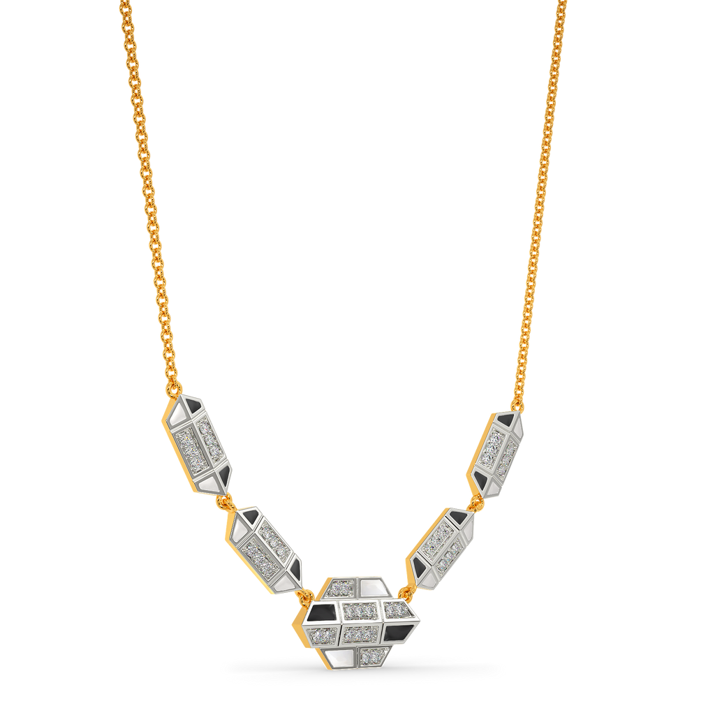 B n W Mood Diamond Necklaces