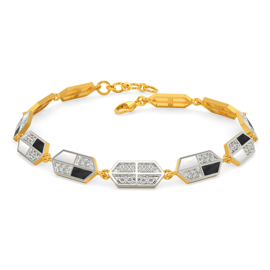 Noir Blanc Diamond Bracelets