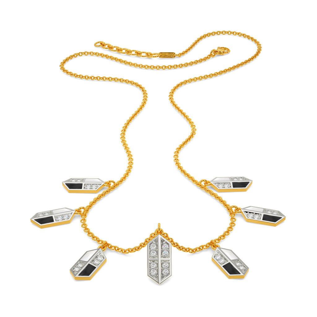 Noir Blanc Diamond Necklaces