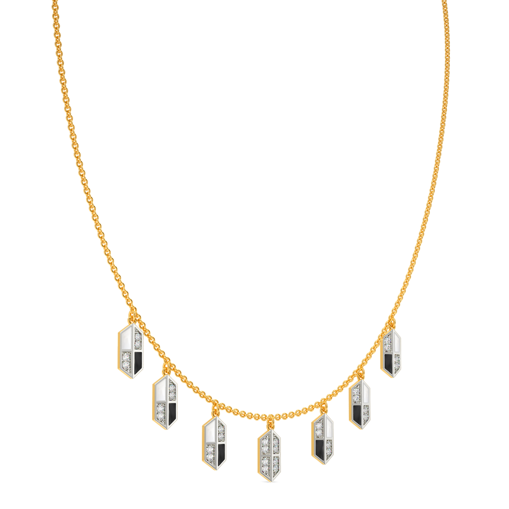 Noir Blanc Diamond Necklaces