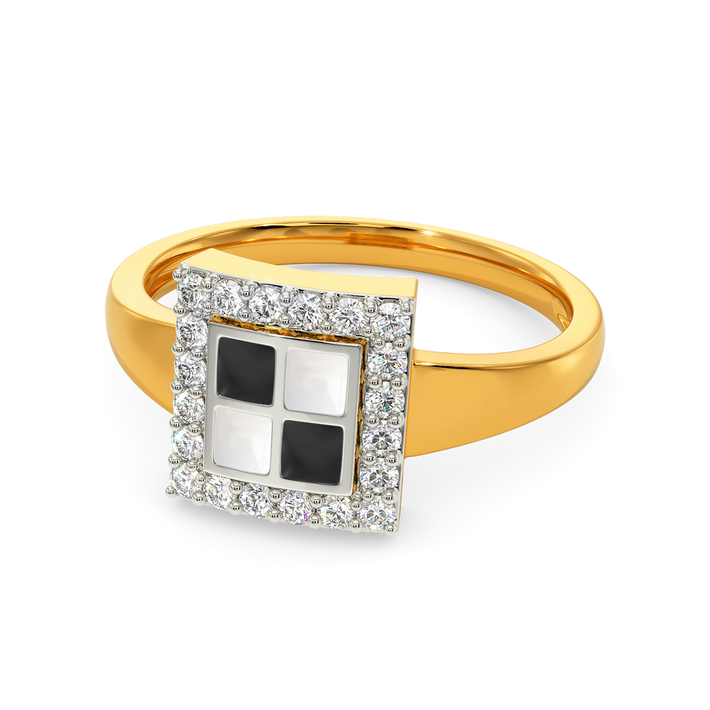 Monochrome Magic Diamond Rings