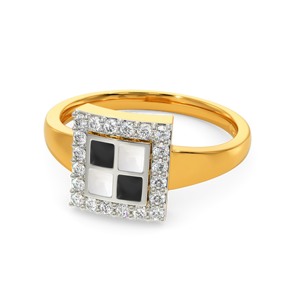 Monochrome Magic Diamond Rings