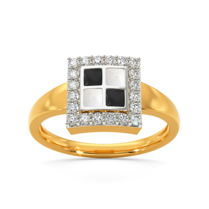 Monochrome Magic Diamond Rings