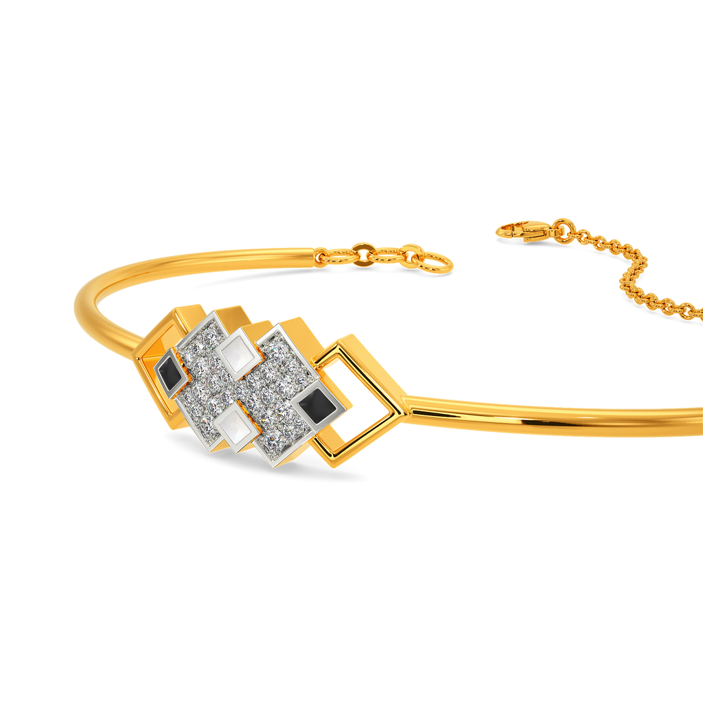 Monochrome Dream Diamond Bangles