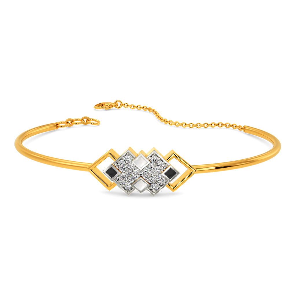 Monochrome Dream Diamond Bangles
