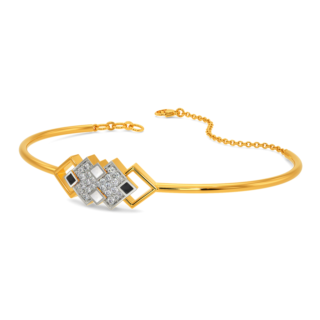 Monochrome Dream Diamond Bangles