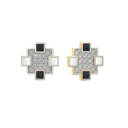 Monochrome Dream Diamond Earrings
