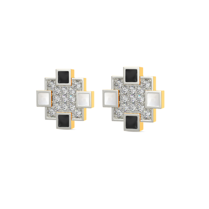Monochrome Dream Diamond Earrings