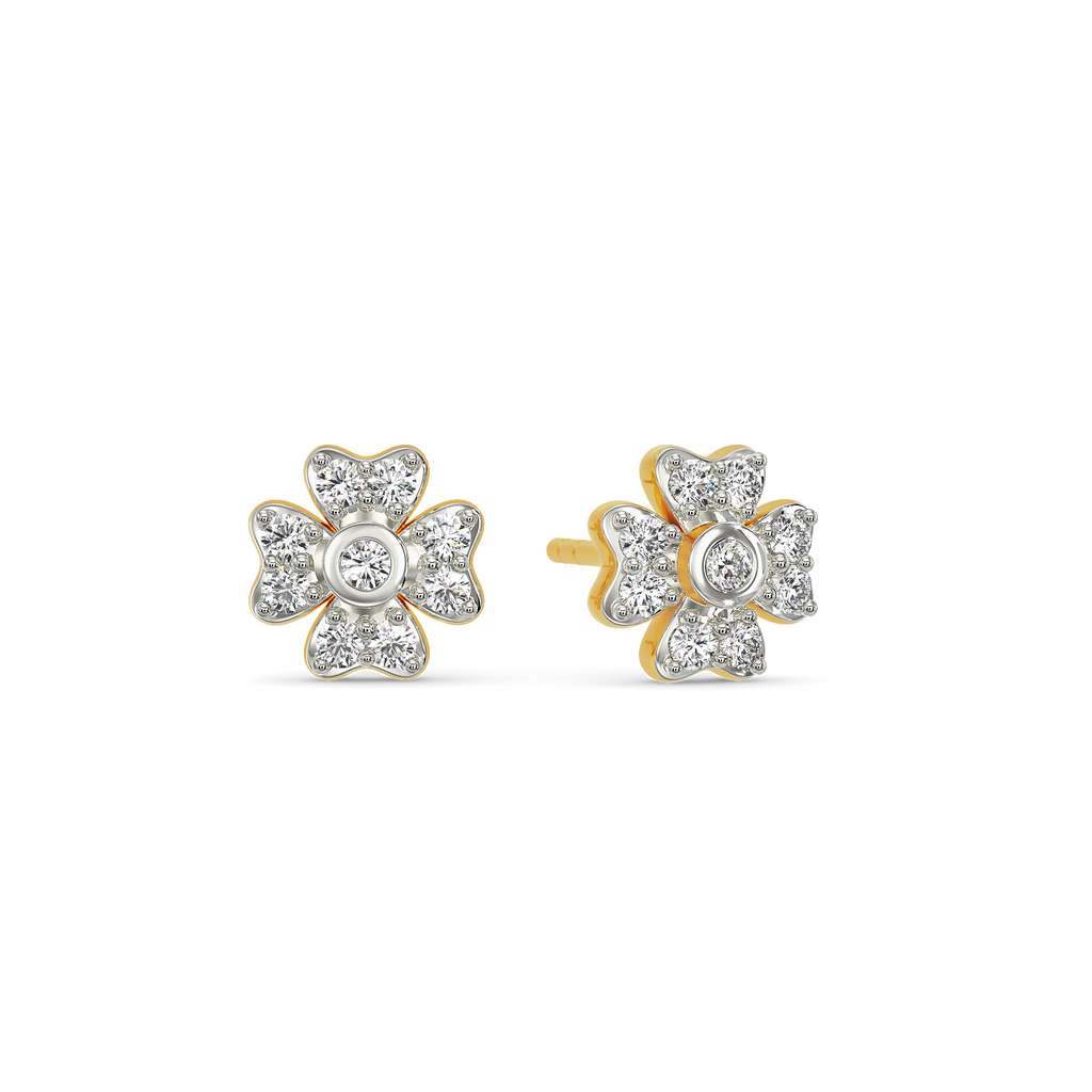 Ethereal Flora Diamond Earrings