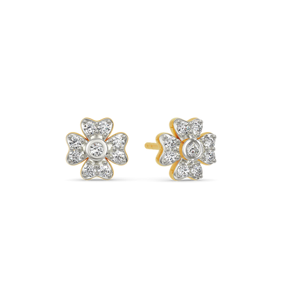 Ethereal Flora Diamond Earrings
