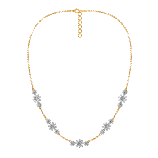 Whimsical Chintz Diamond Necklaces