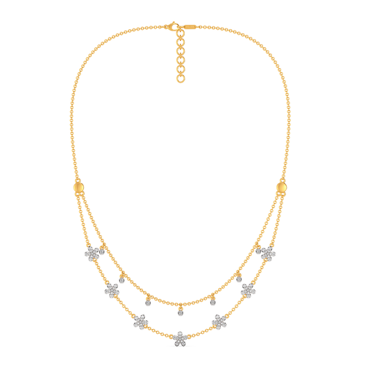 Zen Blooms Diamond Necklaces