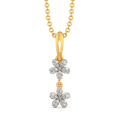 Zen Blooms Diamond Pendants