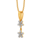 Zen Blooms Diamond Pendants