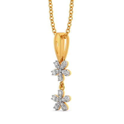 Zen Blooms Diamond Pendants