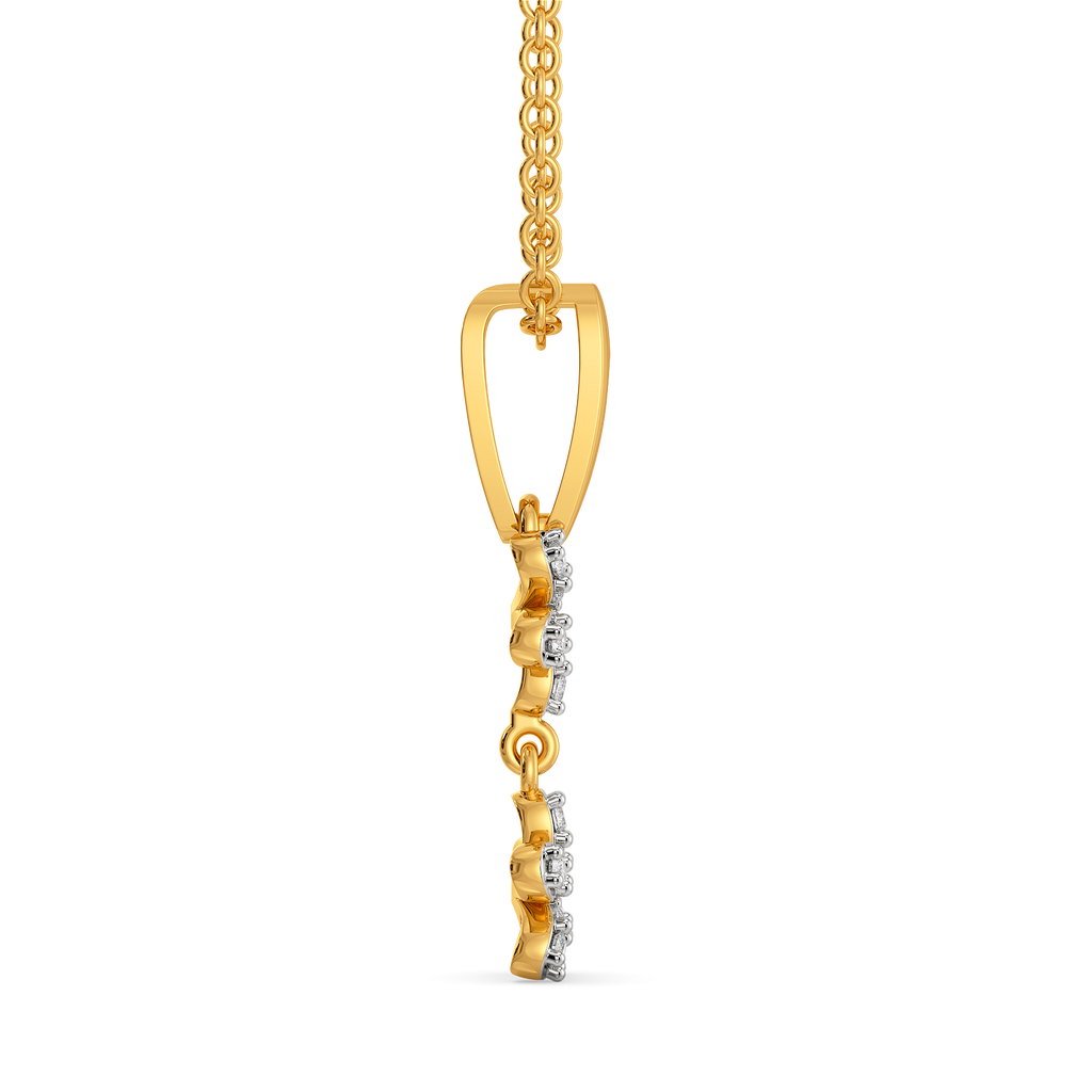 Zen Blooms Diamond Pendants