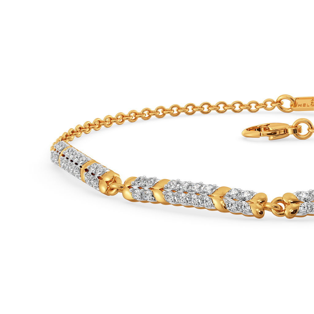 Woven Harmony Diamond Bracelets