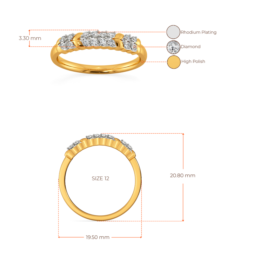Woven Harmony Diamond Rings