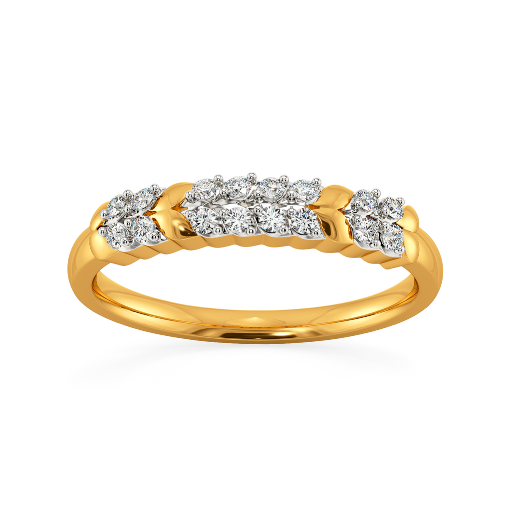 Woven Harmony Diamond Rings