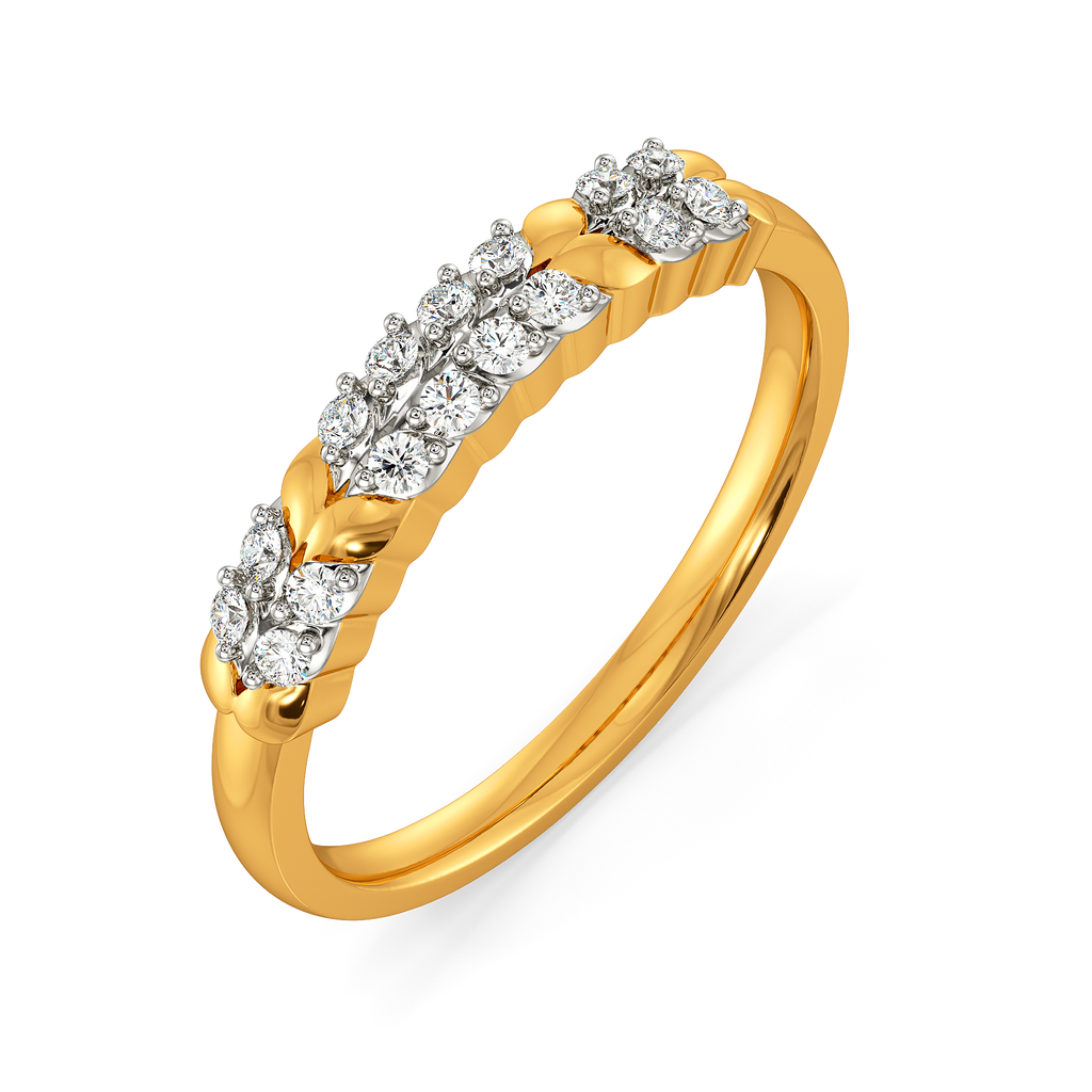 Woven Harmony Diamond Rings