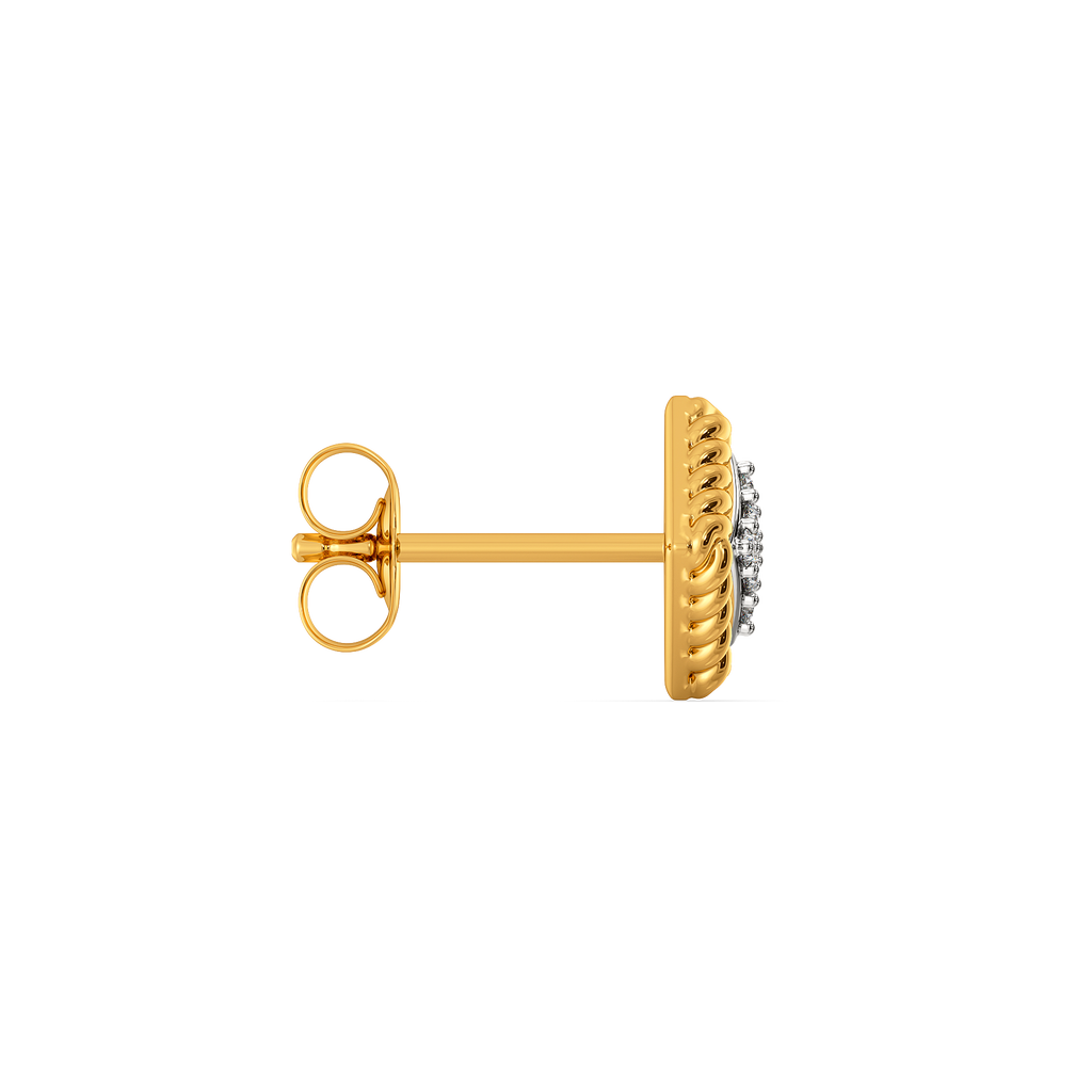 Woven Harmony Diamond Earrings