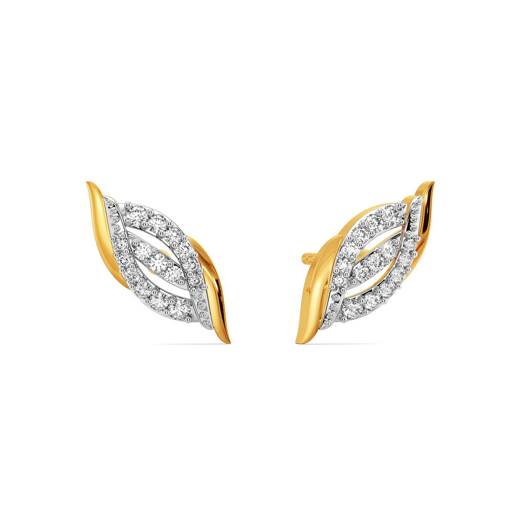 Braided Bliss Diamond Earrings