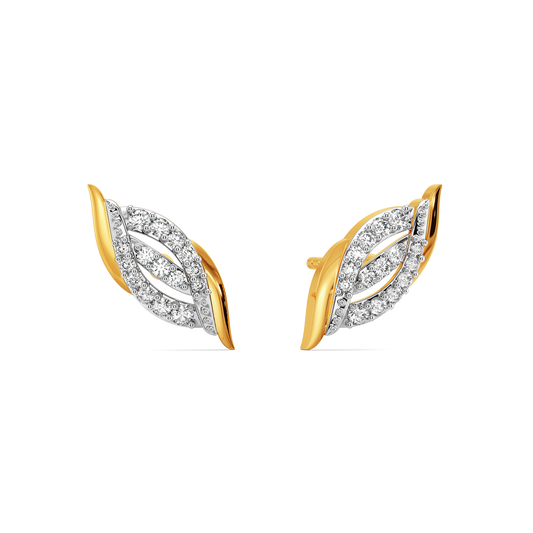 Braided Bliss Diamond Earrings
