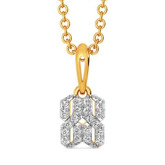 Woven Warmth Diamond Pendants