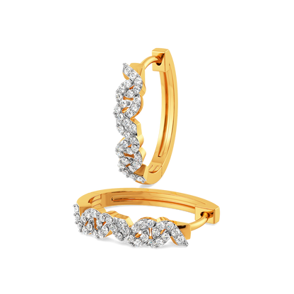 Twist and Texture Diamond Earrings