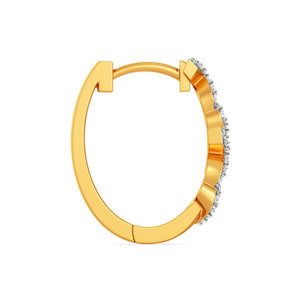 Twist and Texture Diamond Earrings