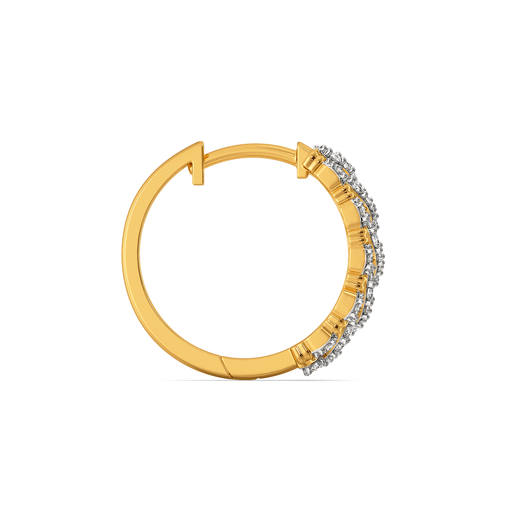 Classic Weave Diamond Earrings