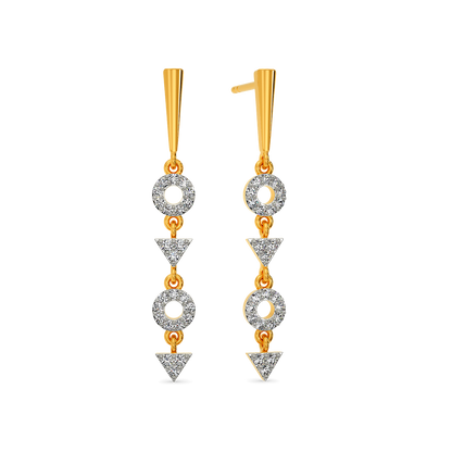 Bohemian Sass Diamond Earrings