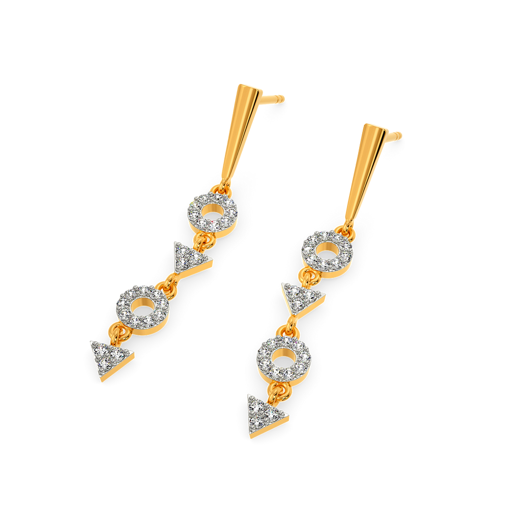 Bohemian Sass Diamond Earrings
