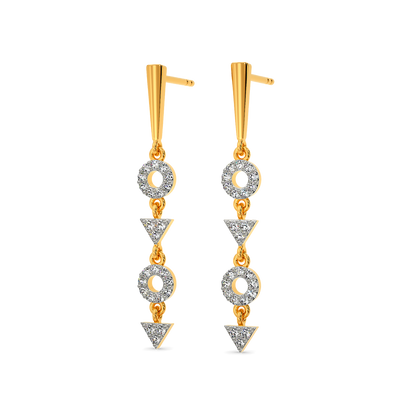 Bohemian Sass Diamond Earrings