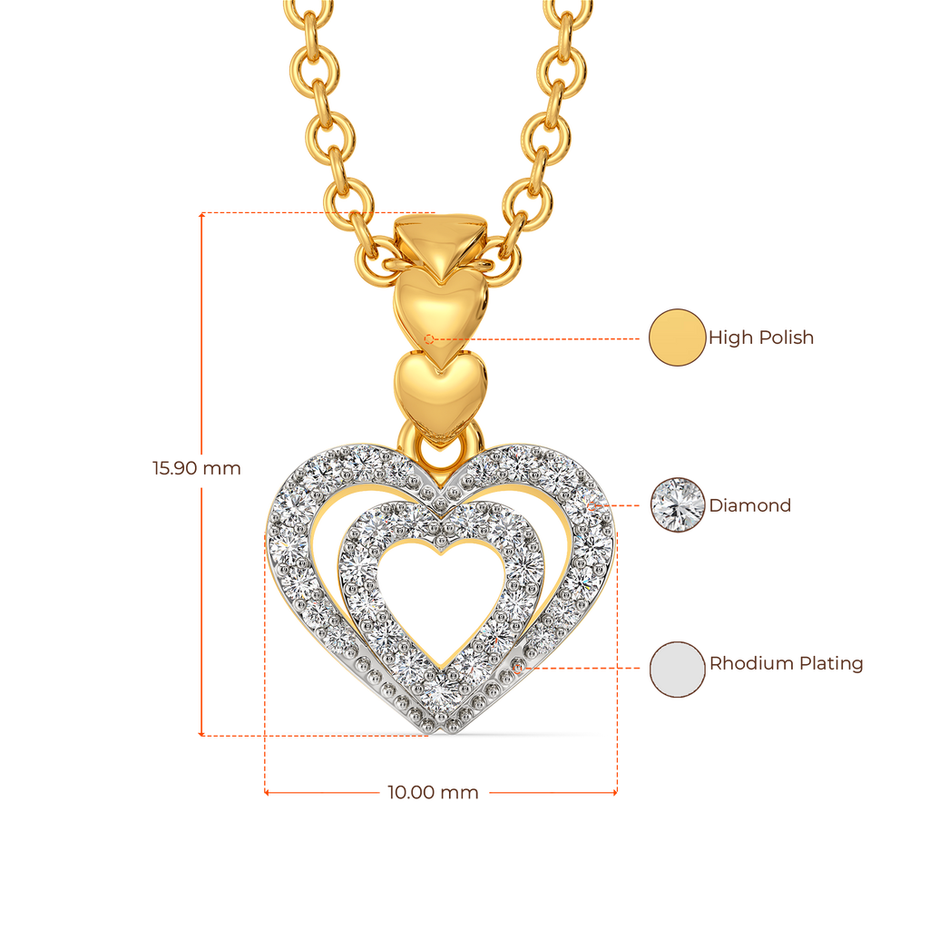 Whispers of Love Diamond Pendants