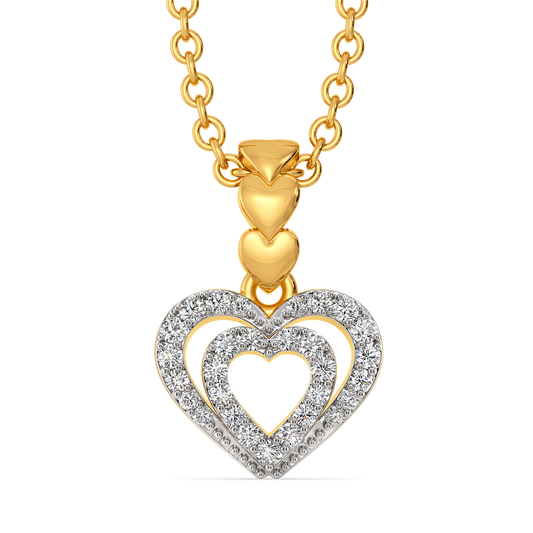 Whispers of Love Diamond Pendants