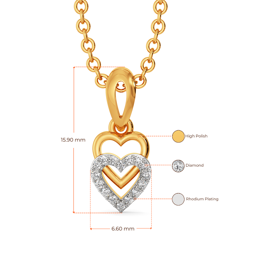 Love Unlocked Diamond Pendants