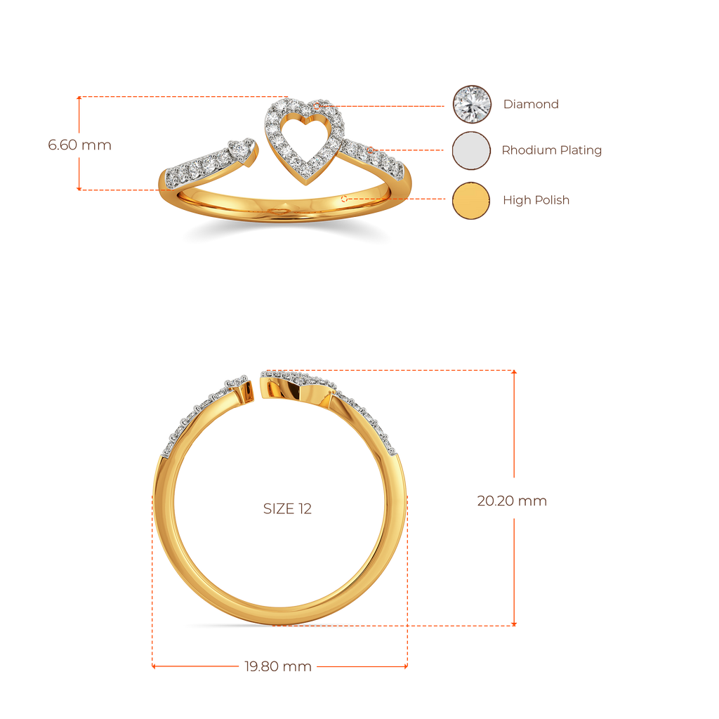 Hearts in Harmony Diamond Rings