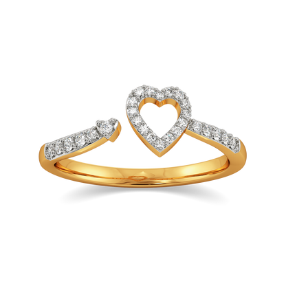 Hearts in Harmony Diamond Rings