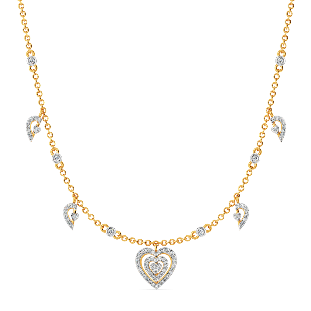 Love Knot Diamond Necklaces