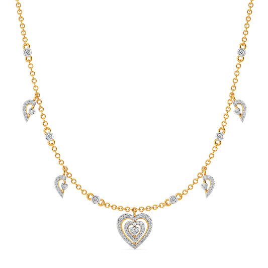 Love Knot Diamond Necklaces