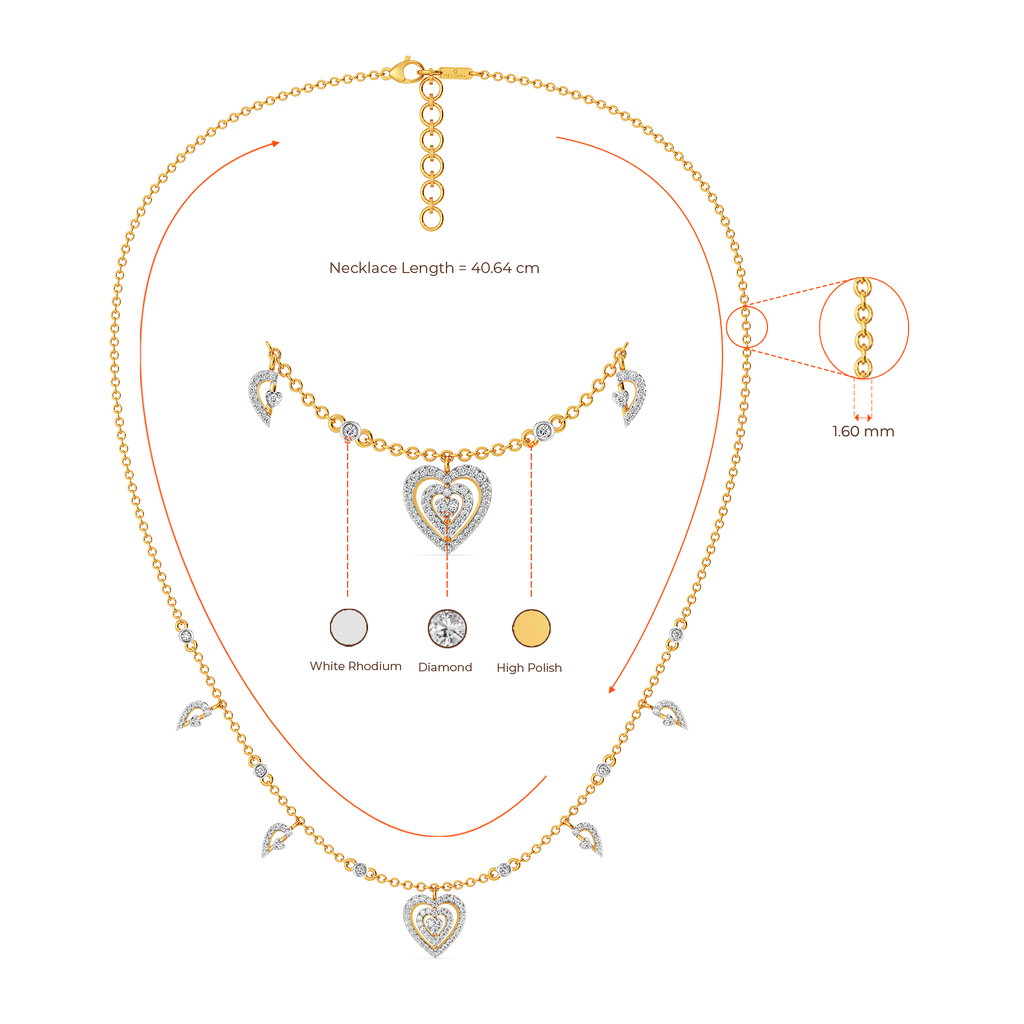 Love Knot Diamond Necklaces