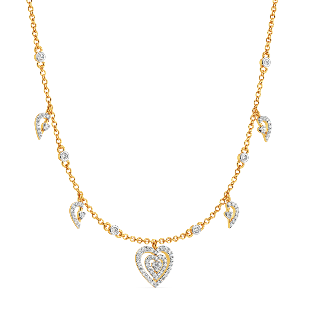 Love Knot Diamond Necklaces