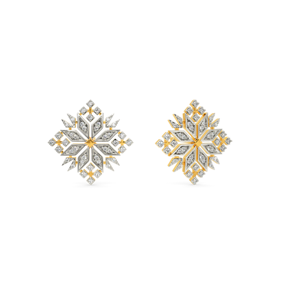 Frosted  Diamond Earrings