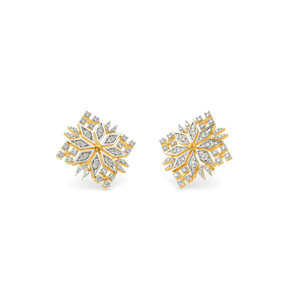 Frosted  Diamond Earrings