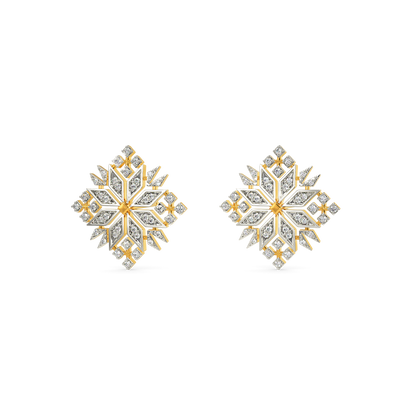 Frosted  Diamond Earrings