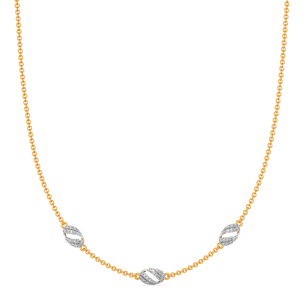 Glam Drapes Diamond Necklaces