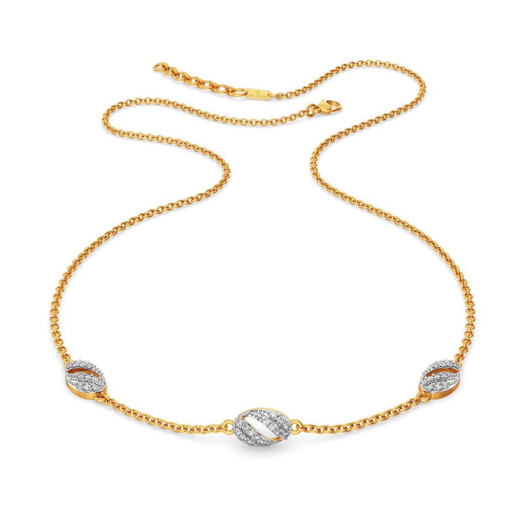 Glam Drapes Diamond Necklaces