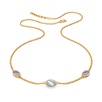 Glam Drapes Diamond Necklaces